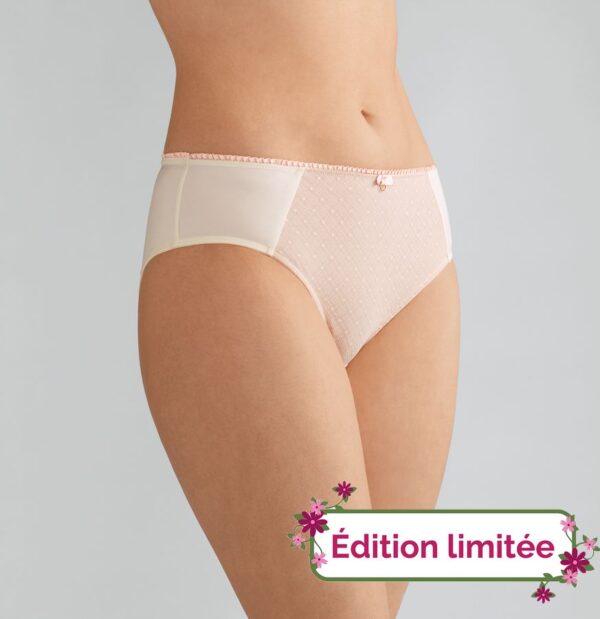 Culotte Jade 44358 Blanc cassé-Rose pâle Amoena Studio Équilibra