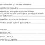 Livre Rose - table des matières